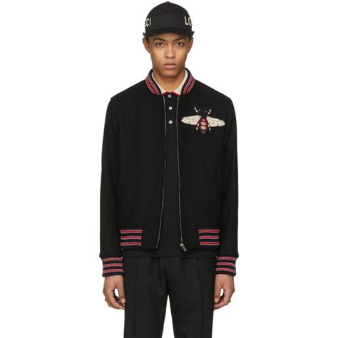 gucci black bee bomber jacket|Gucci bomber jacket in kenya.